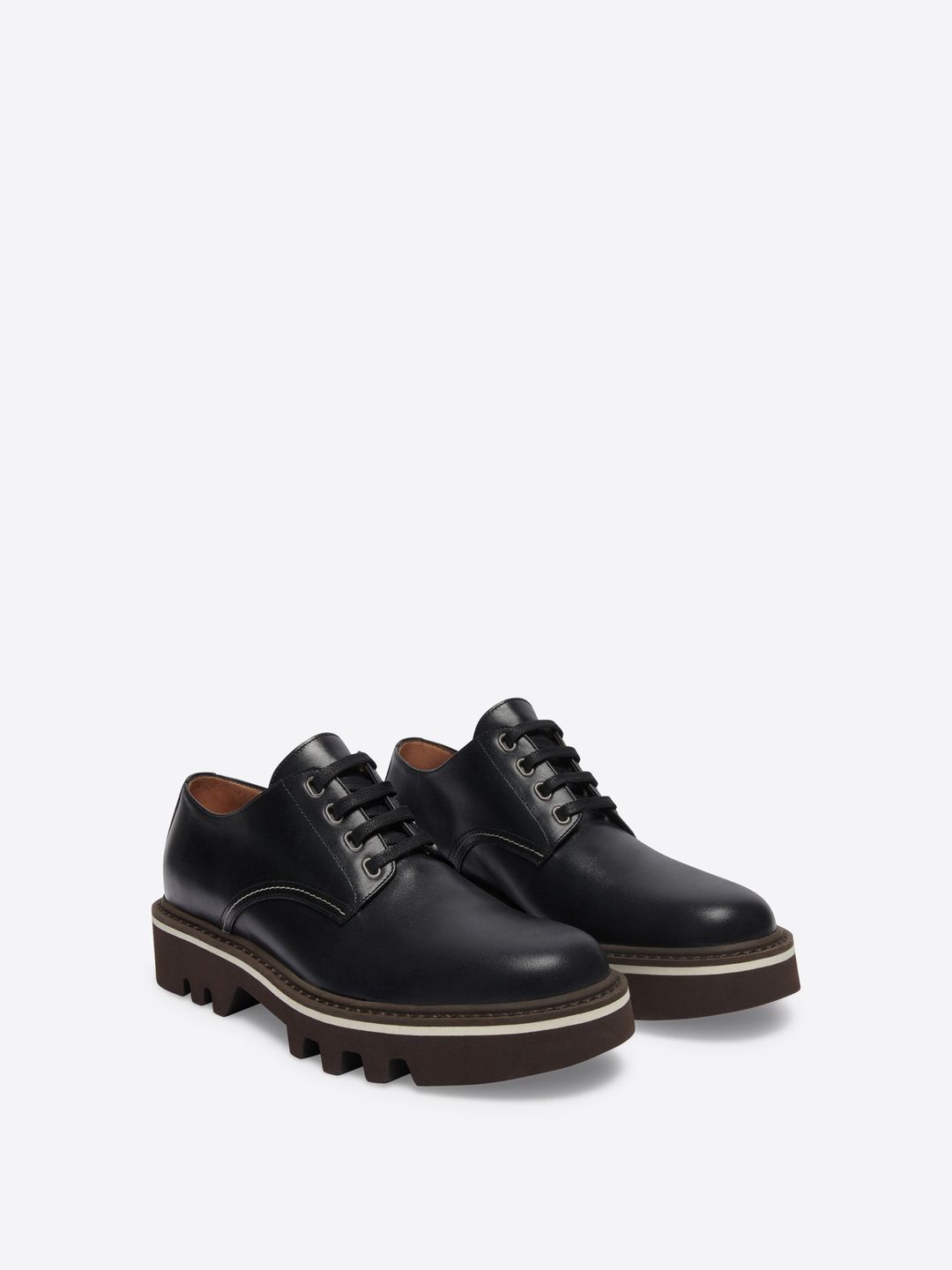 Leather derby shoes #3