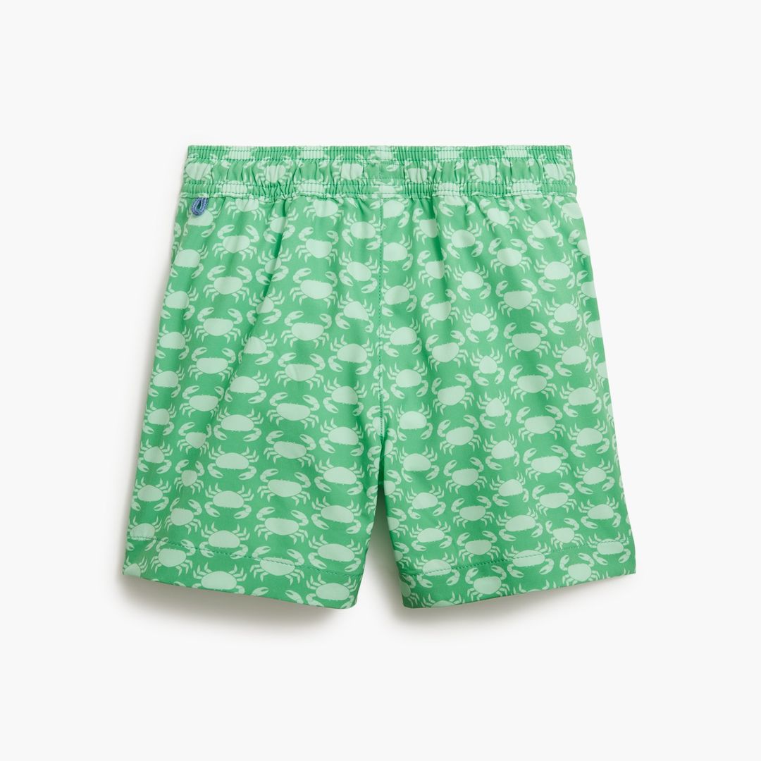 geo crab swim trunks
