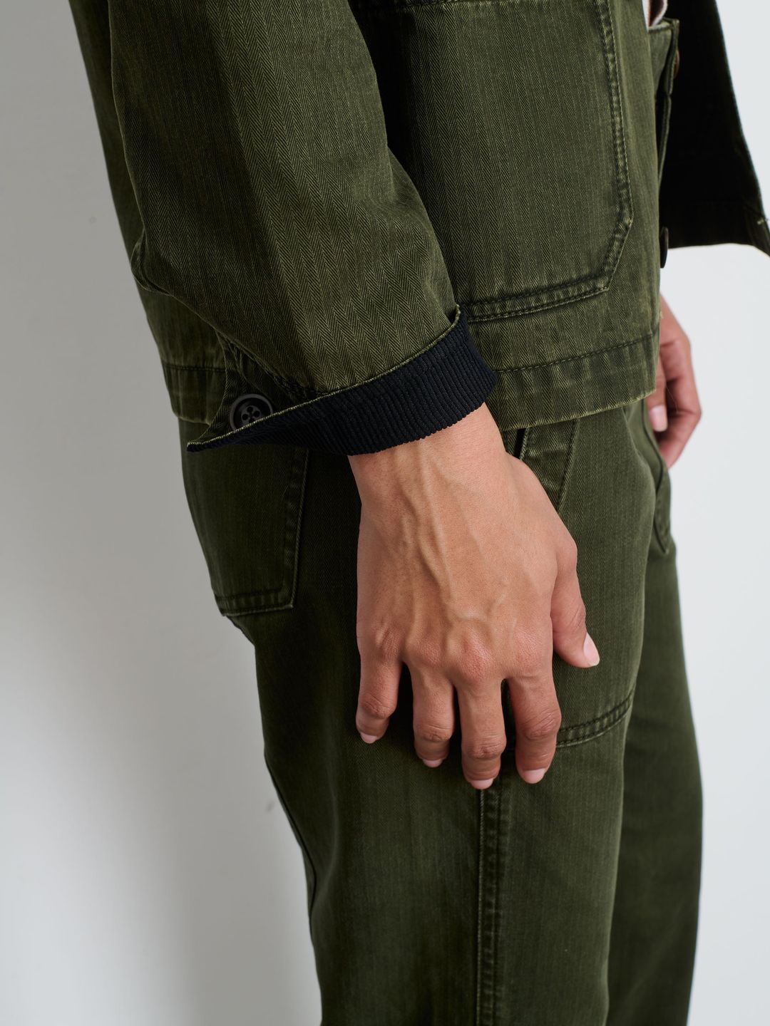 Britt Work Jacket in Herringbone #7