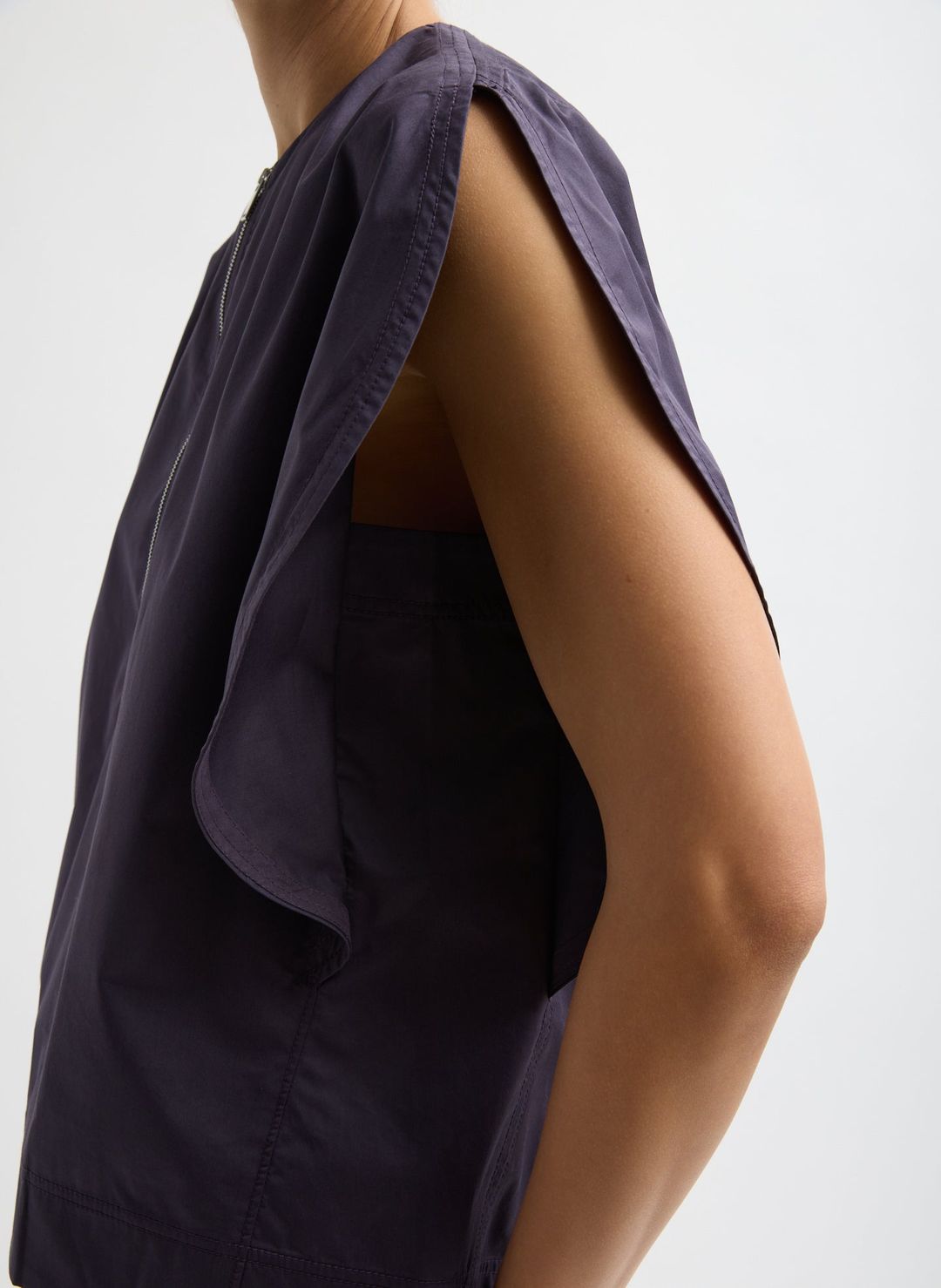 Eco Poplin Balloon Origami Top #4