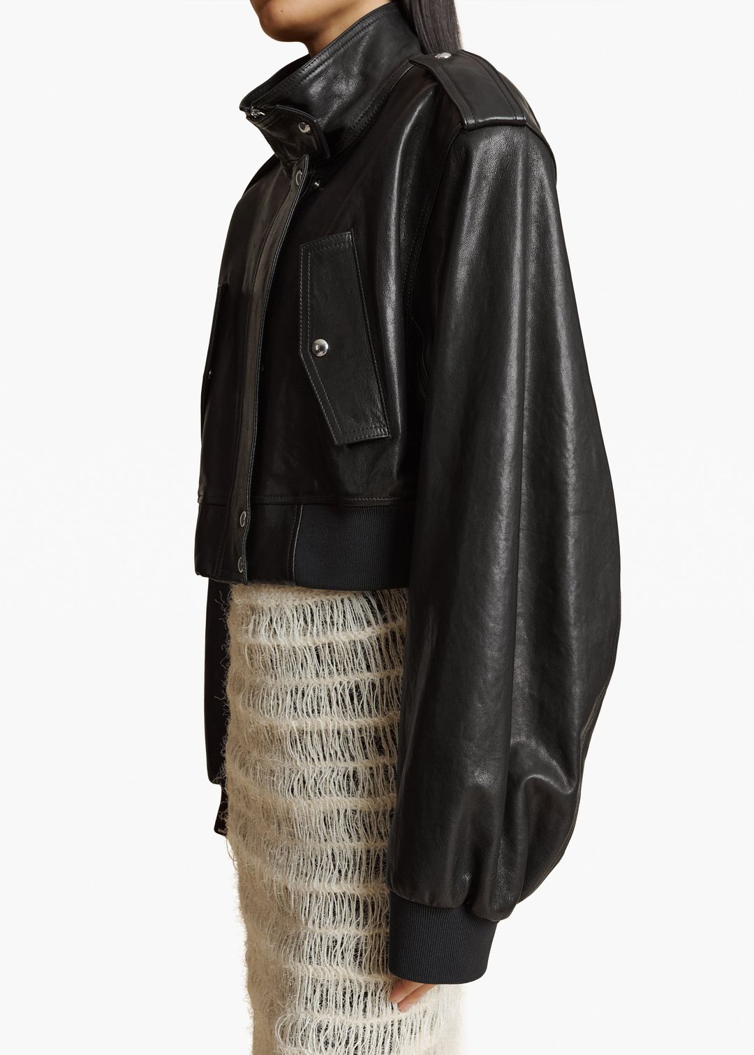 Kember Jacket in Black Leather #6