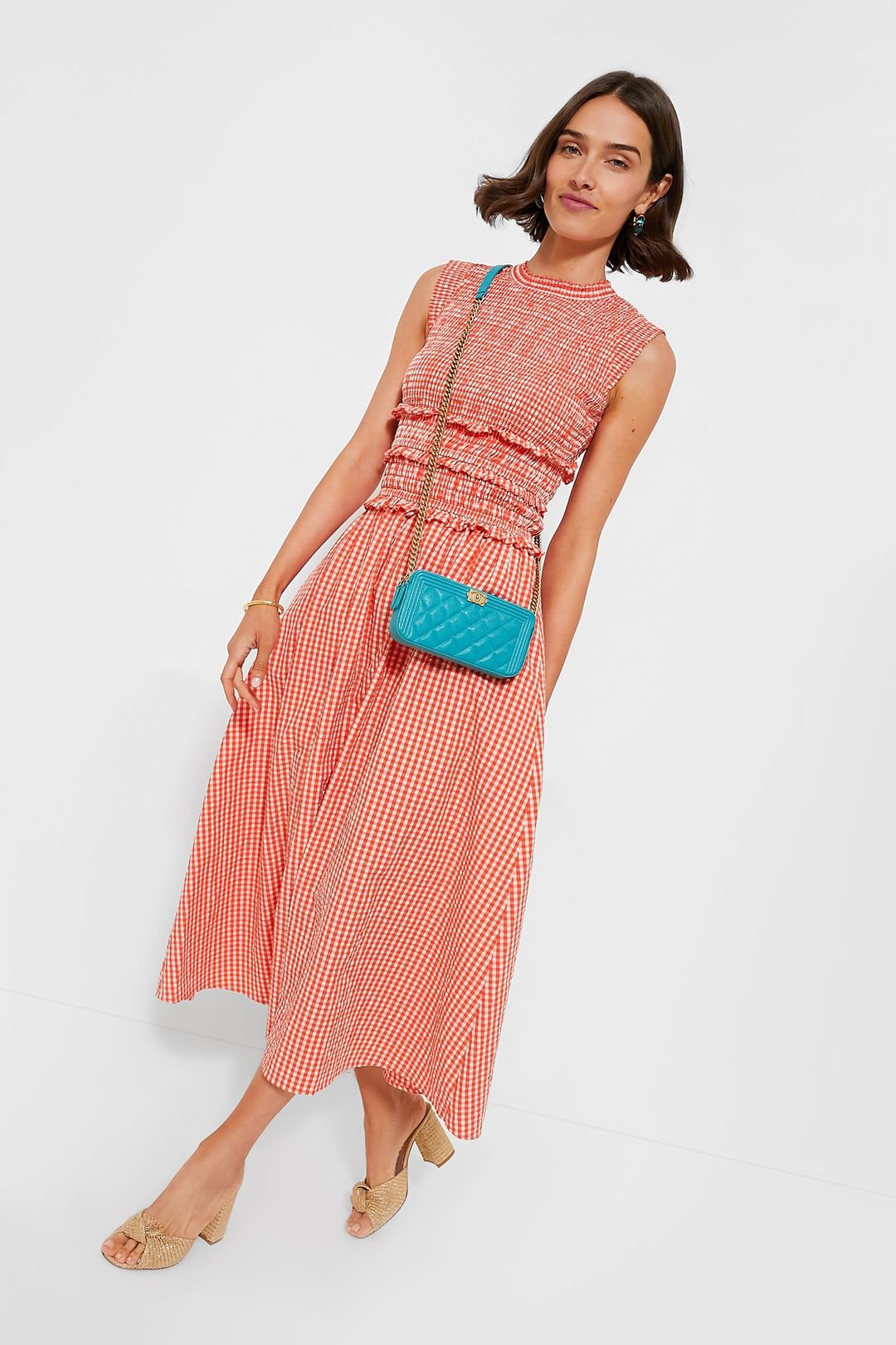 Poppy Gingham Louise Dress #2