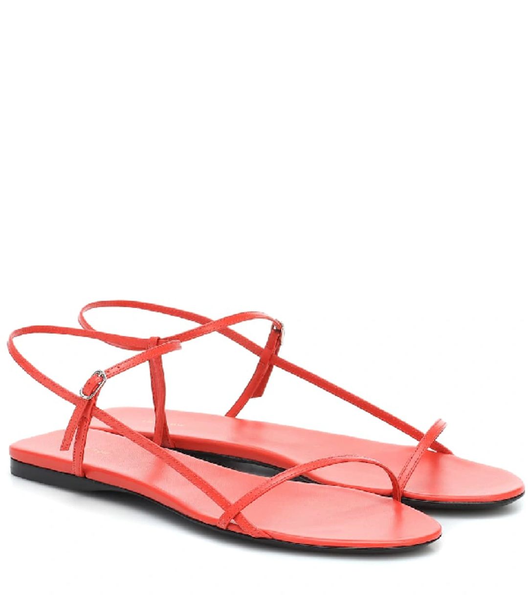 Bare Strappy Sandals In Red #2