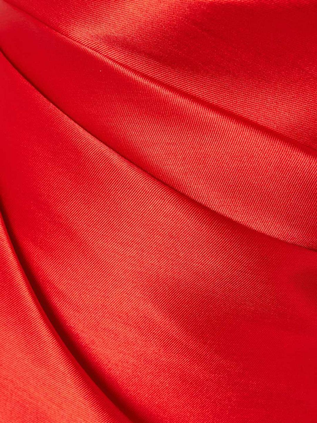 Nori one-shoulder satin-twill mini dress #4