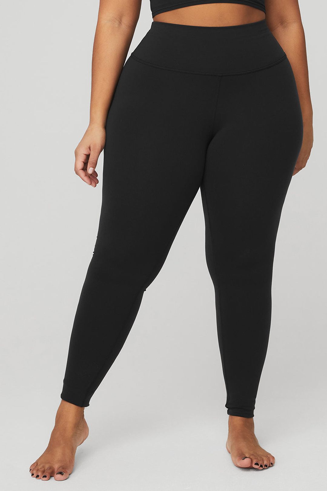 High-Waist Airbrush Legging - Black #6