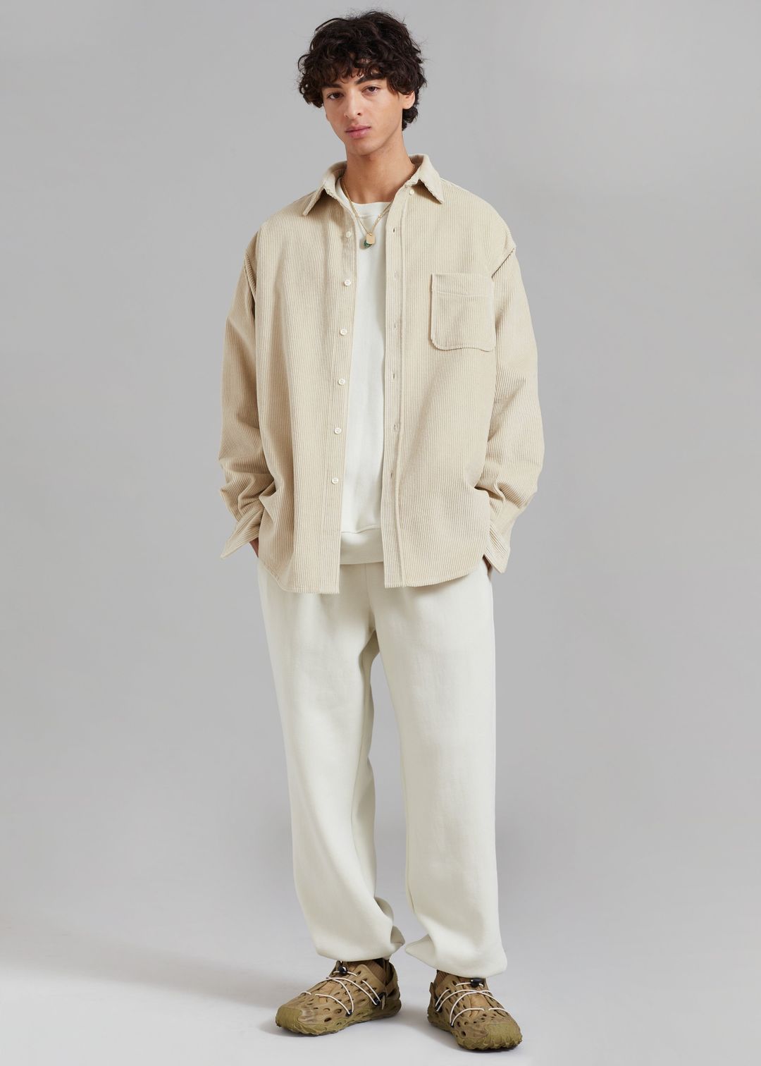 Camden Corduroy Shirt - Cream