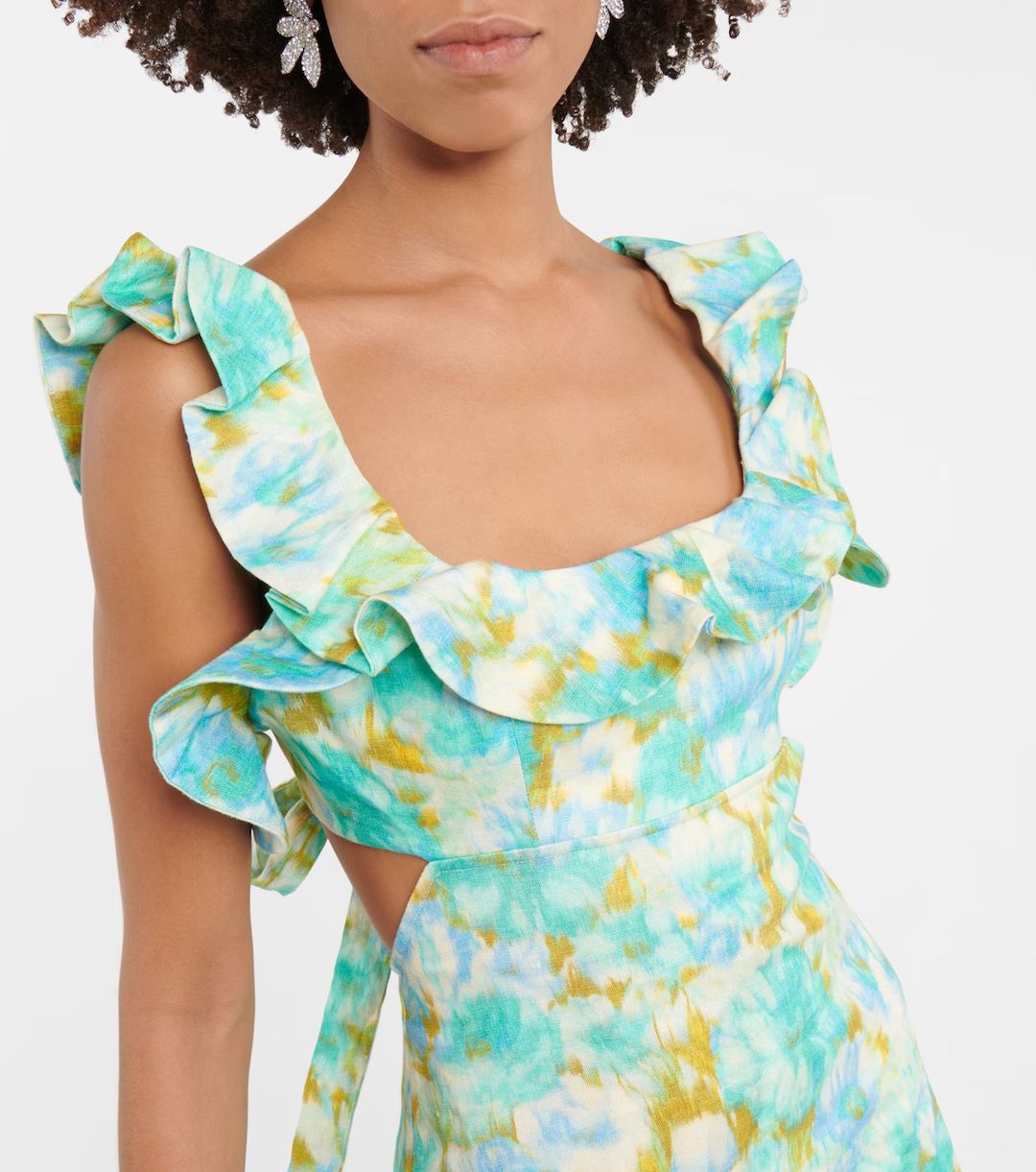 Hide Tide printed linen midi dress #2