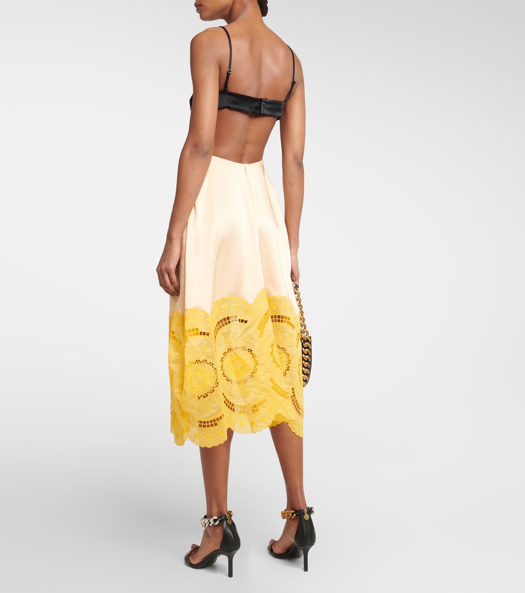 Embroidered cutout gown #3