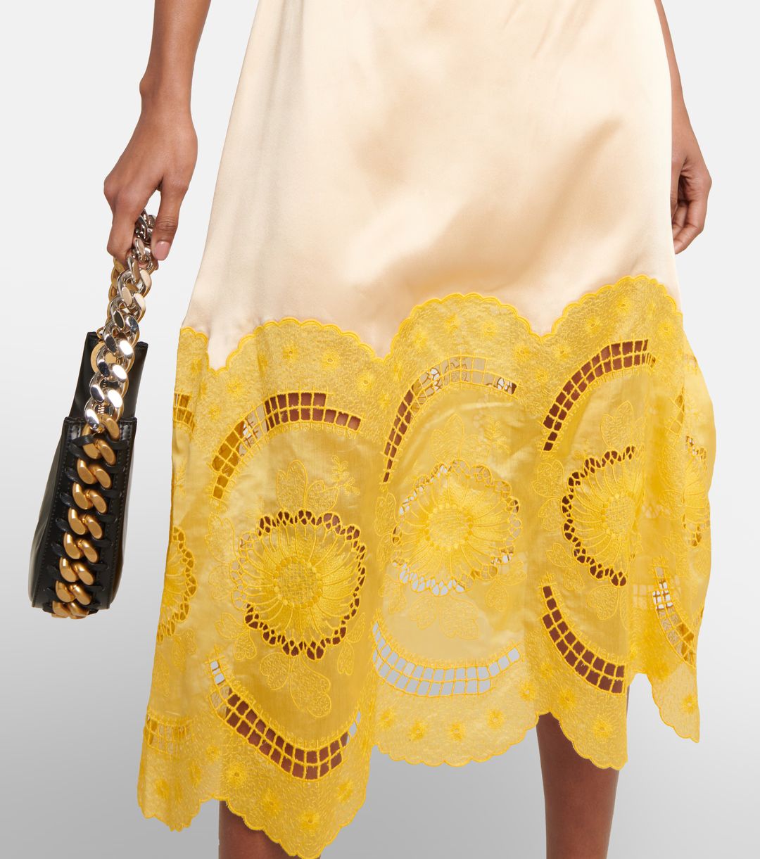 Embroidered cutout gown #5