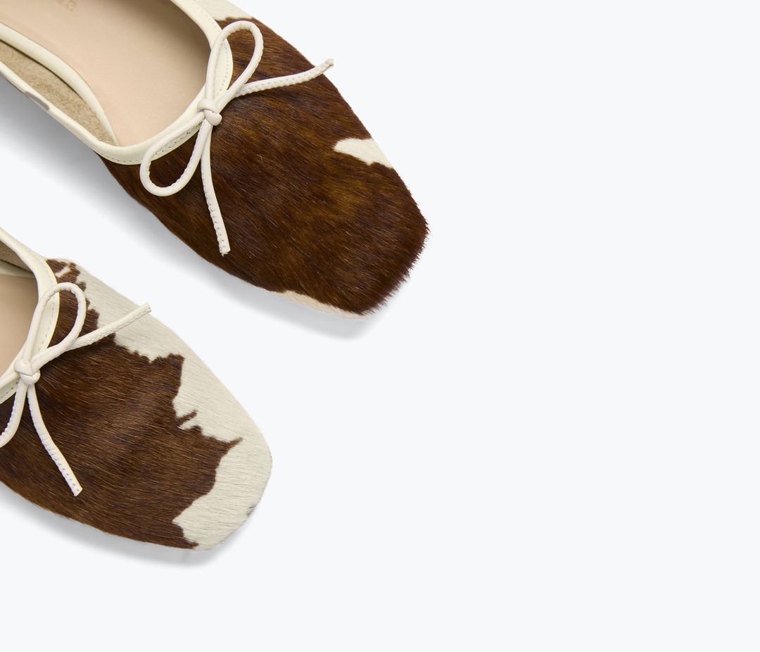 JADA SQUARE TOE BALLET FLAT #4