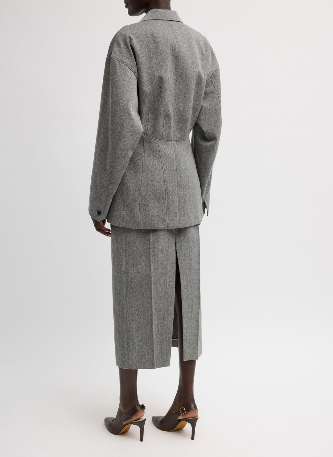 Structured Wool Sculpted Blazer #5