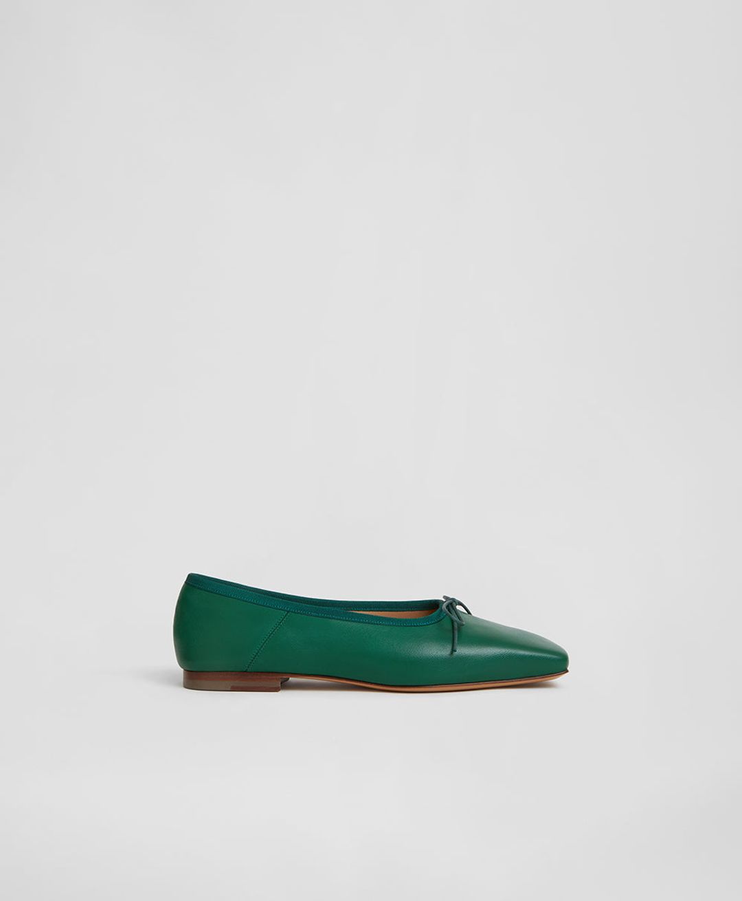Square Toe Ballerina - Leaf