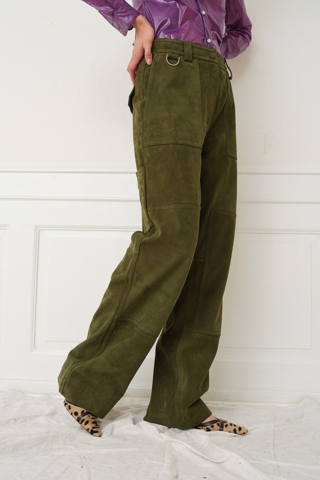 Rose Pants — Moss