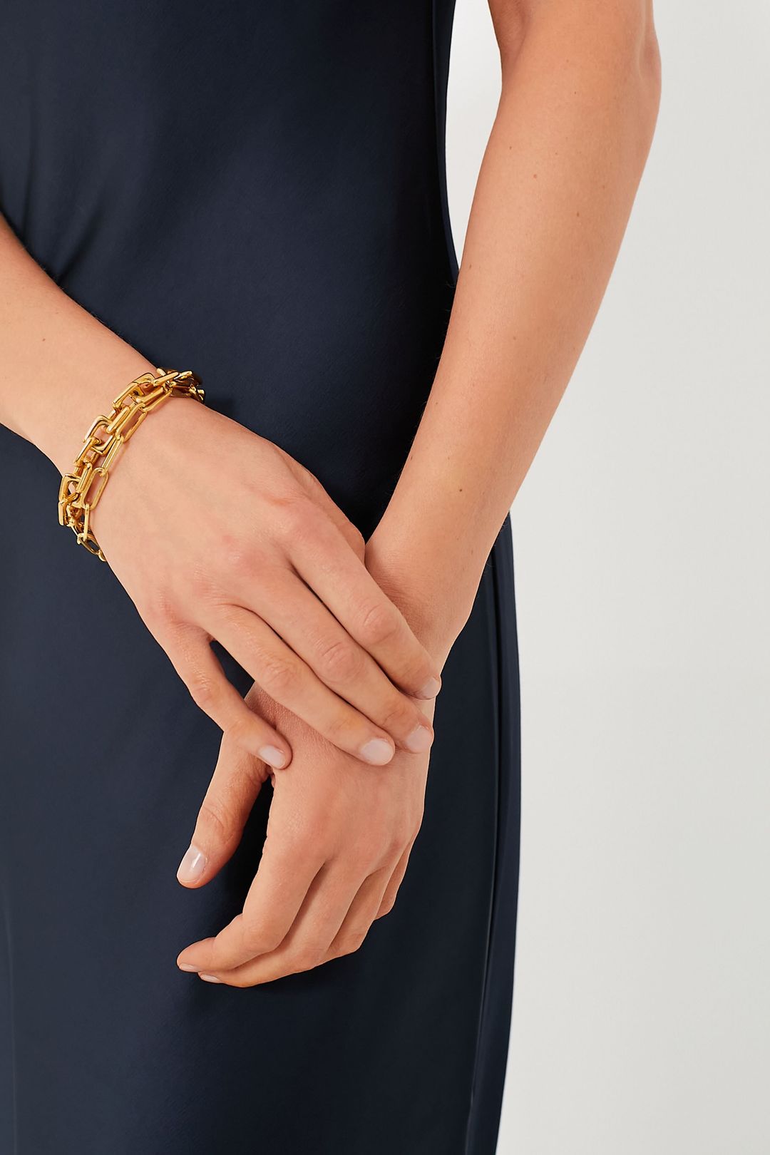 Navy Haley Slip Midi Dress #6