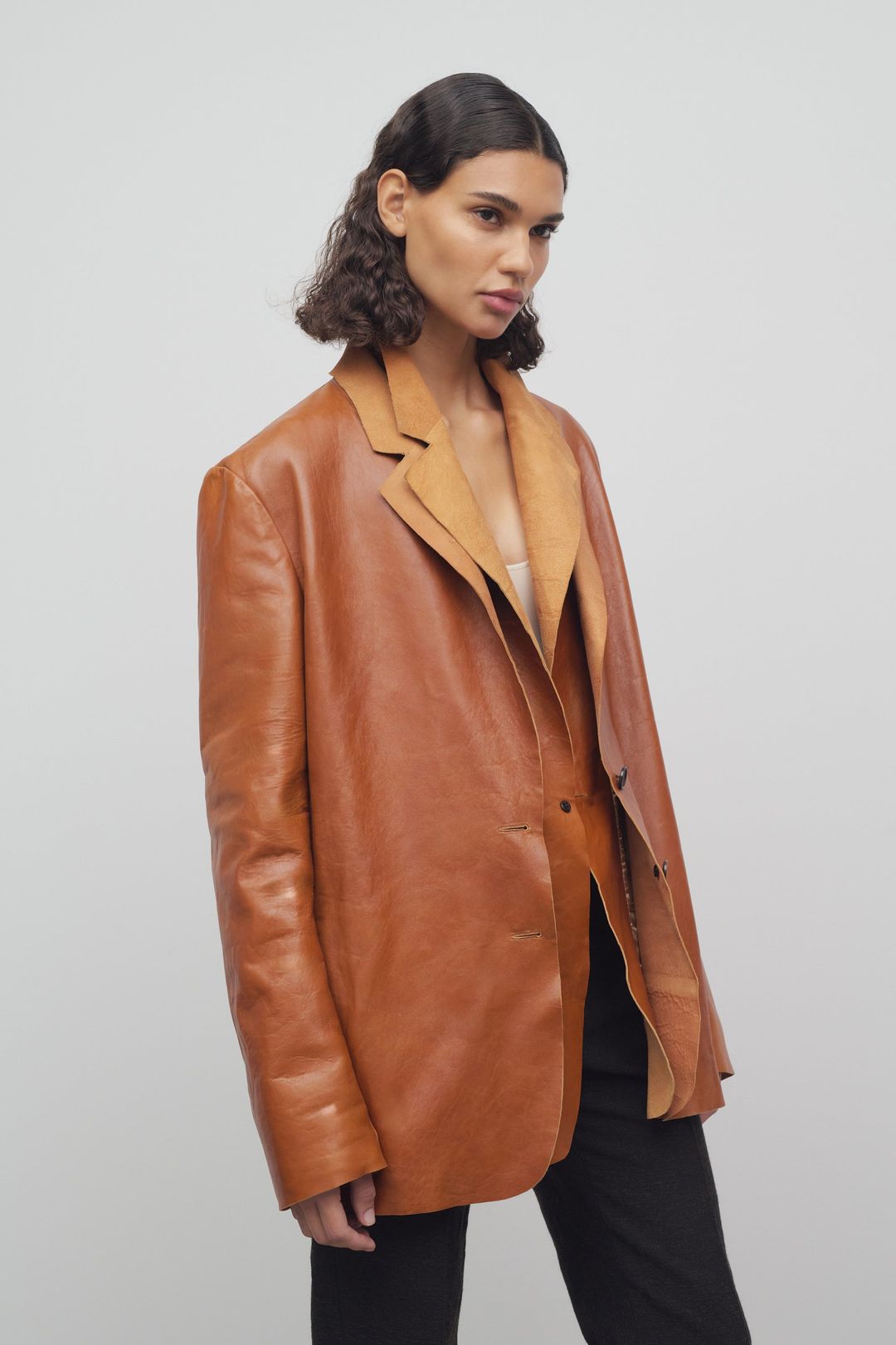 Lysandre Jacket in Leather #3