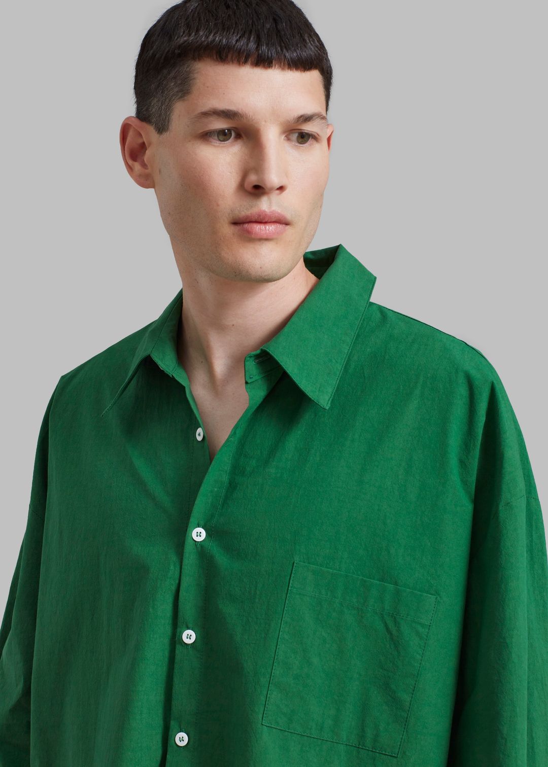 Darren Oversized Shirt - Green #3