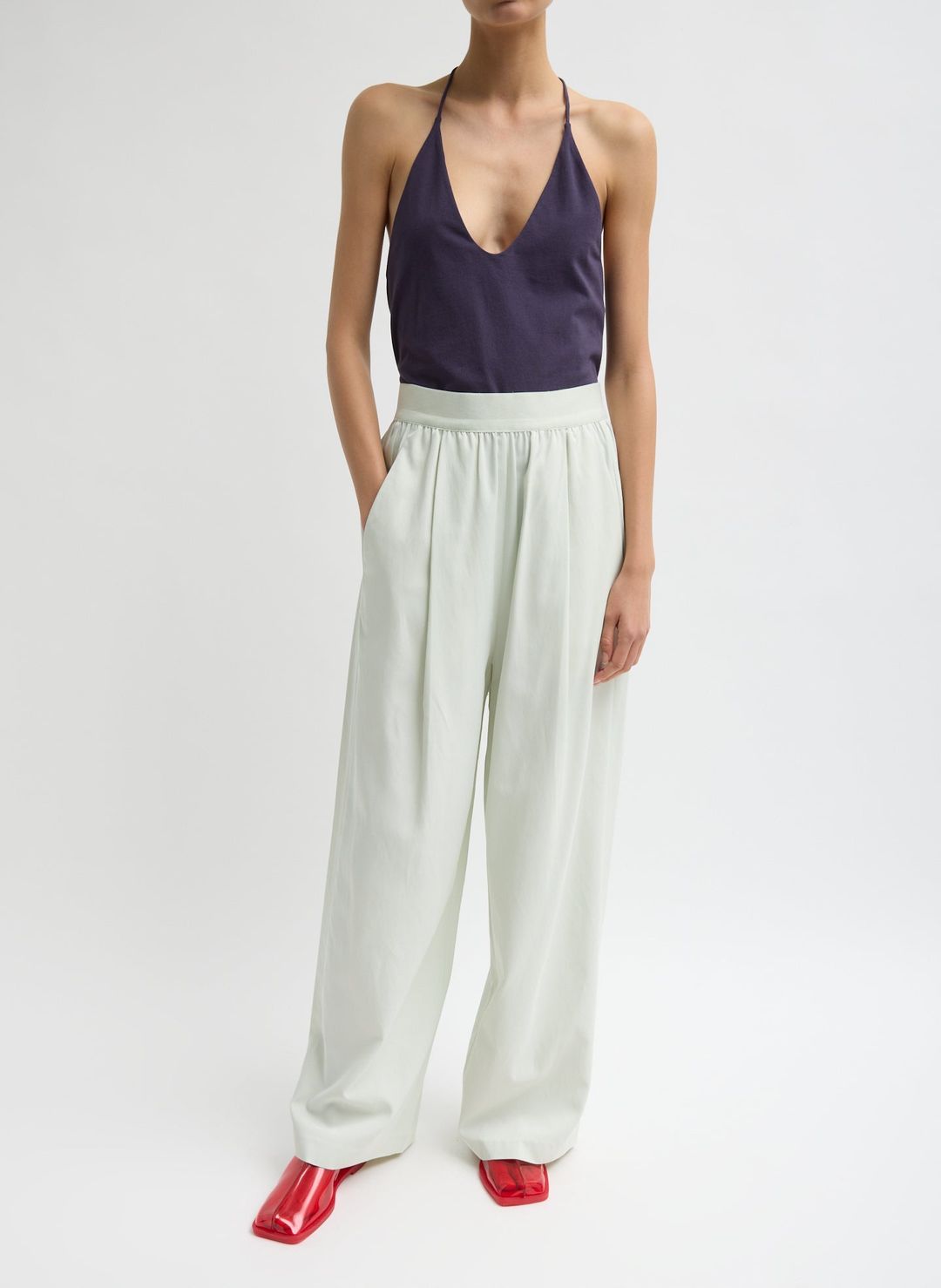 Drapey Suiting Marit Pull On Pant