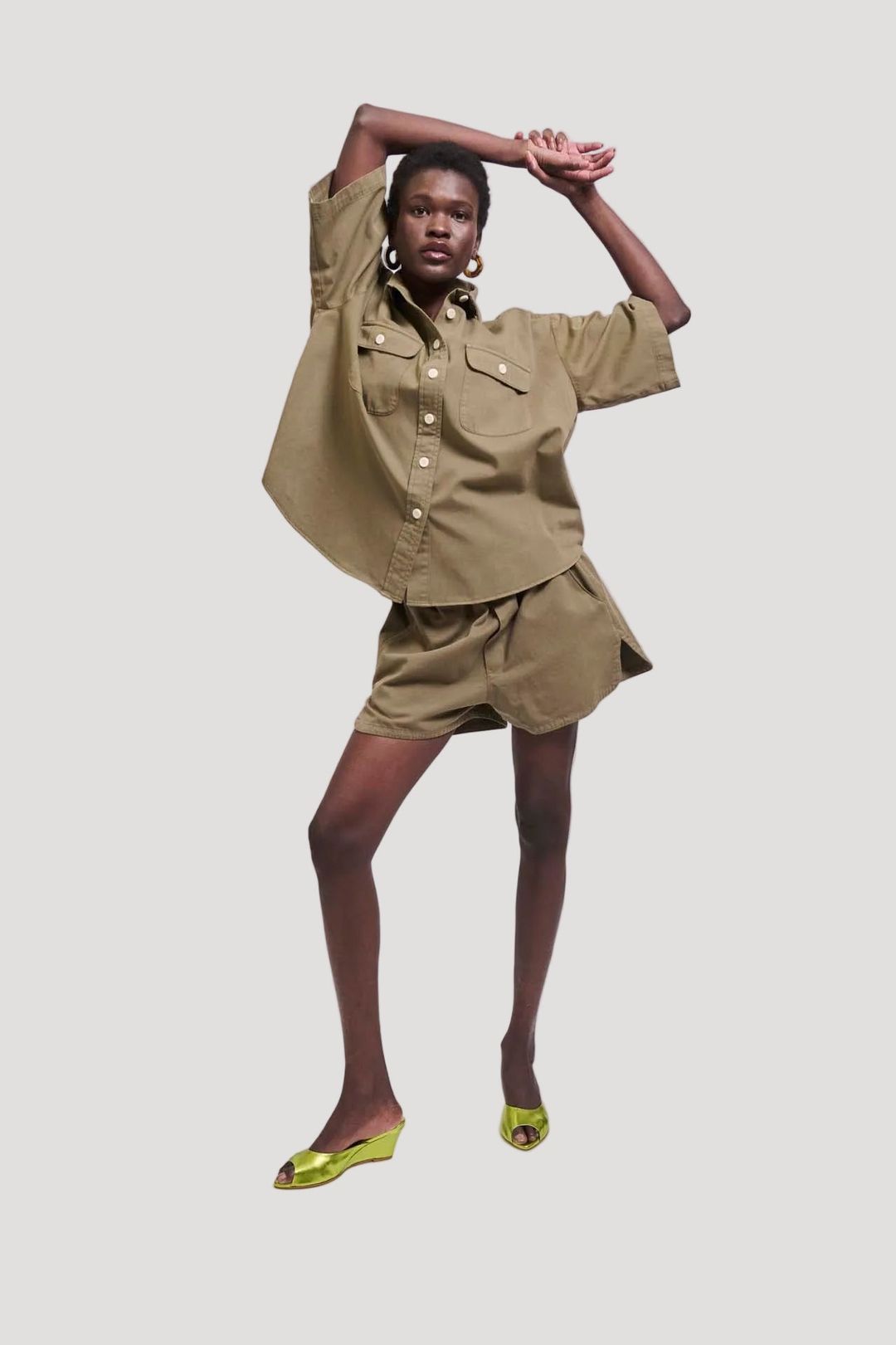 The Track Short in Loden