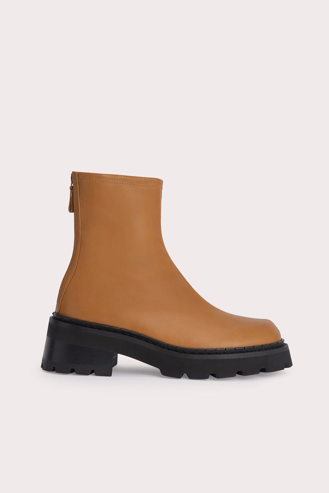 Alister Peanut Butter Soft Semi Patent Leather