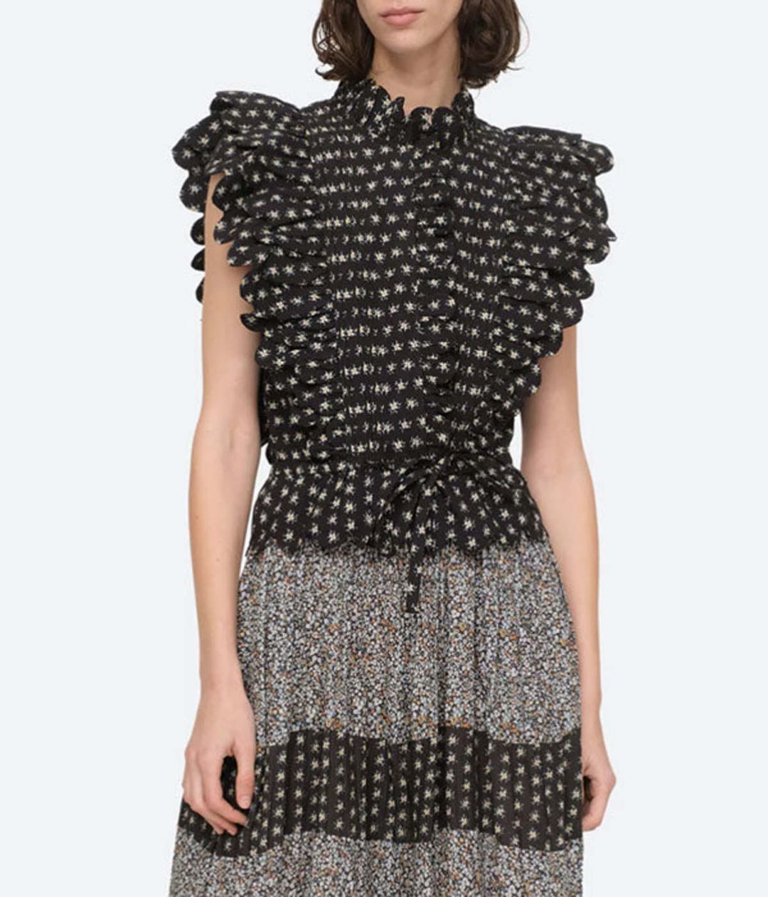 Pascala Flutter Sleeve Blouse