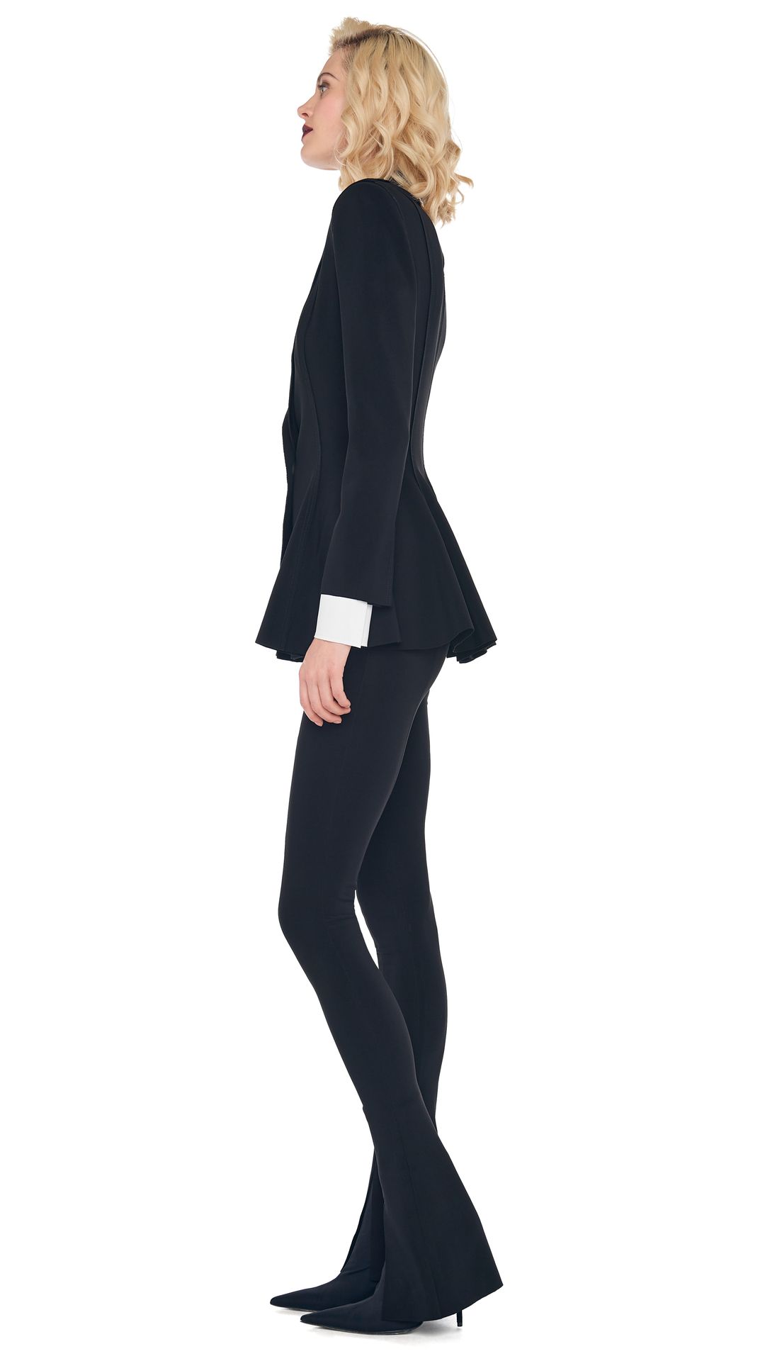 SPAT LEGGING with SINGLE BREASTED PEPLUM JACKET