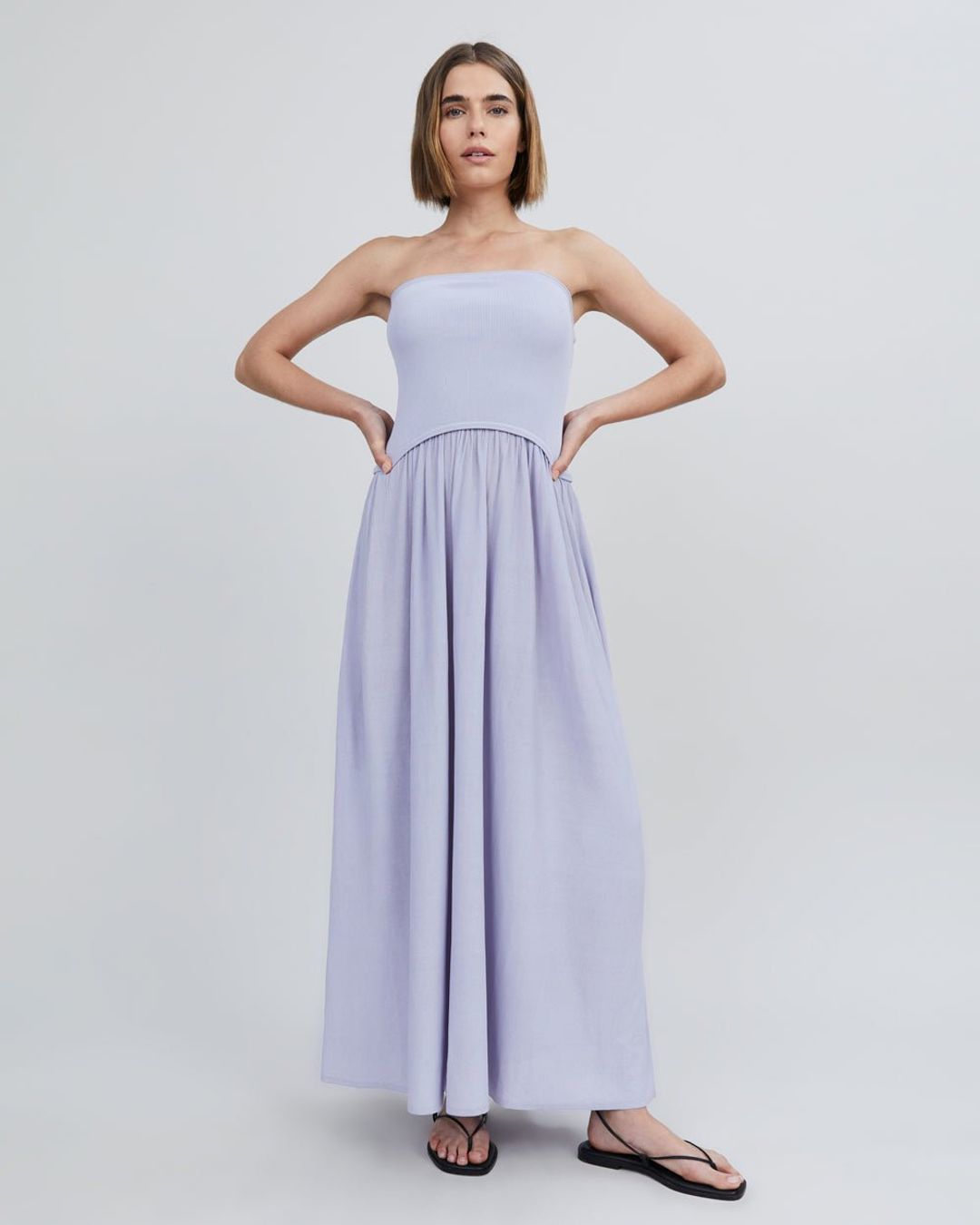 The Strapless Soglio Dress