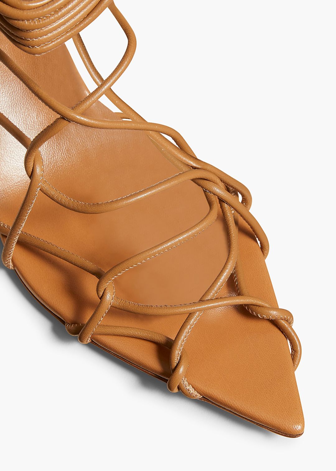 Arden Low Heel in Camel Leather #3