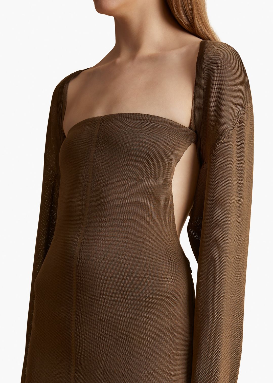 Esmeray Dress in Toffee #7