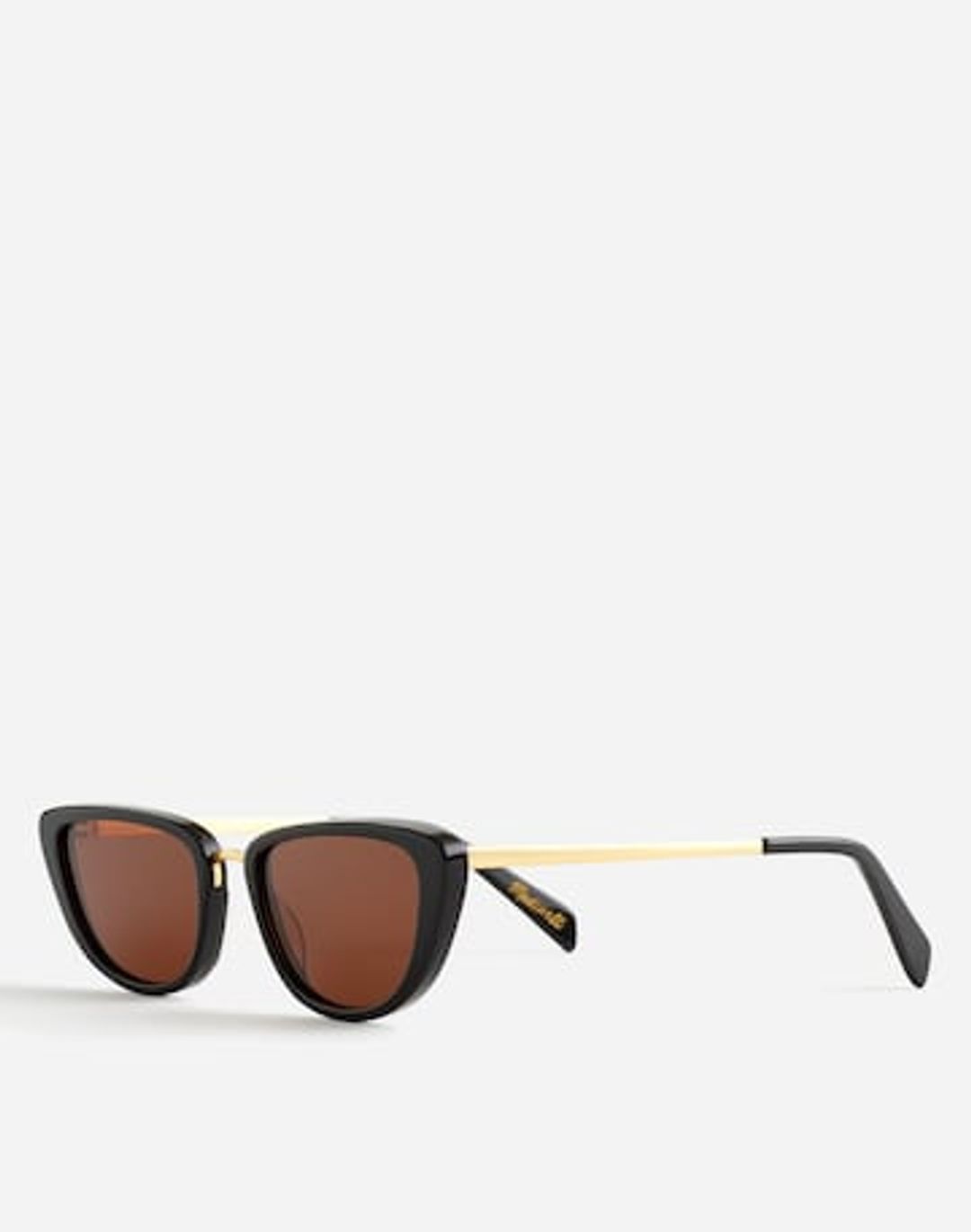 metal & acetate angular sunglasses #2