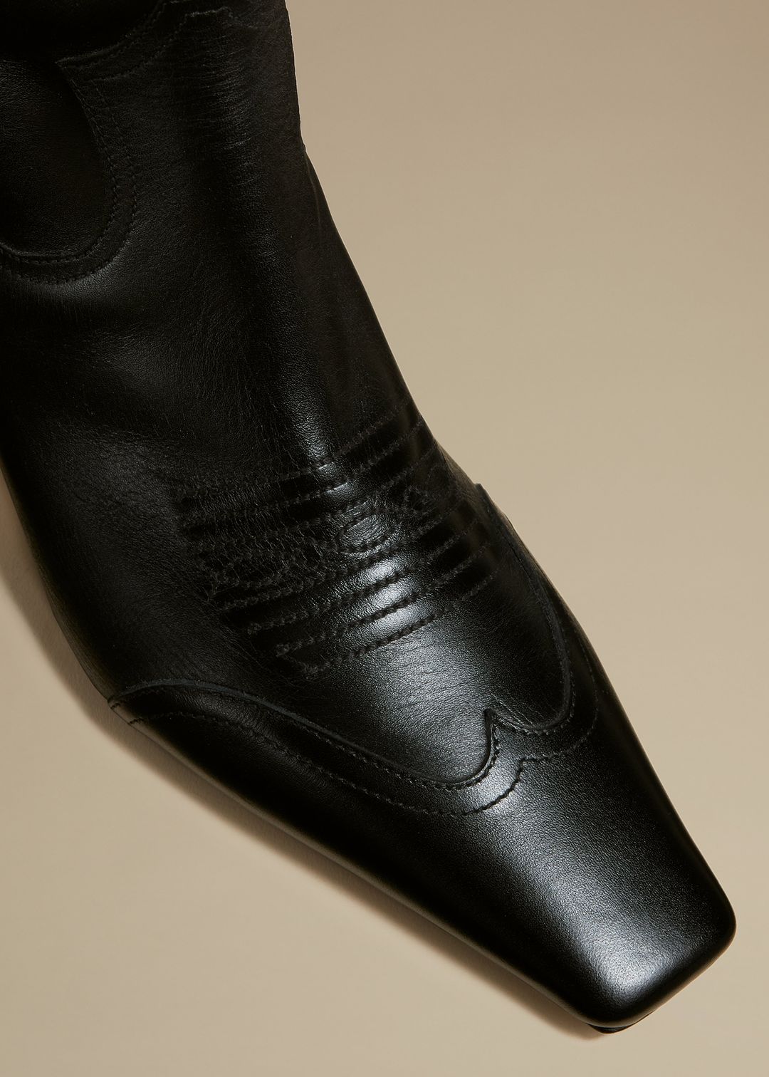 The Dallas Ankle Boot in Black Leather #3