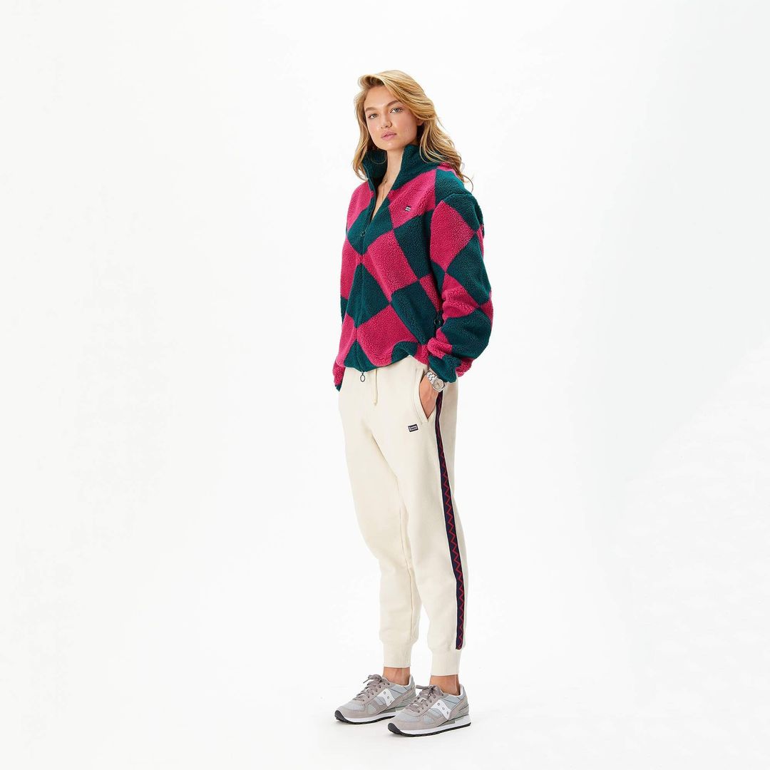 Harlequin Deep-Pile Sherpa "Jockey" Fleece #3
