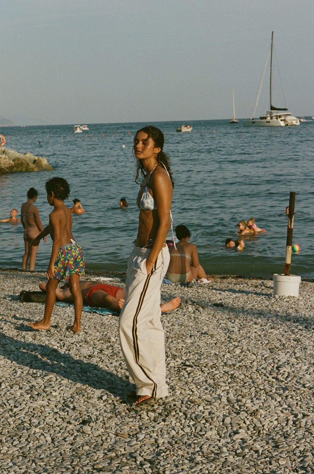 Romeo Track Pant | Cream #3