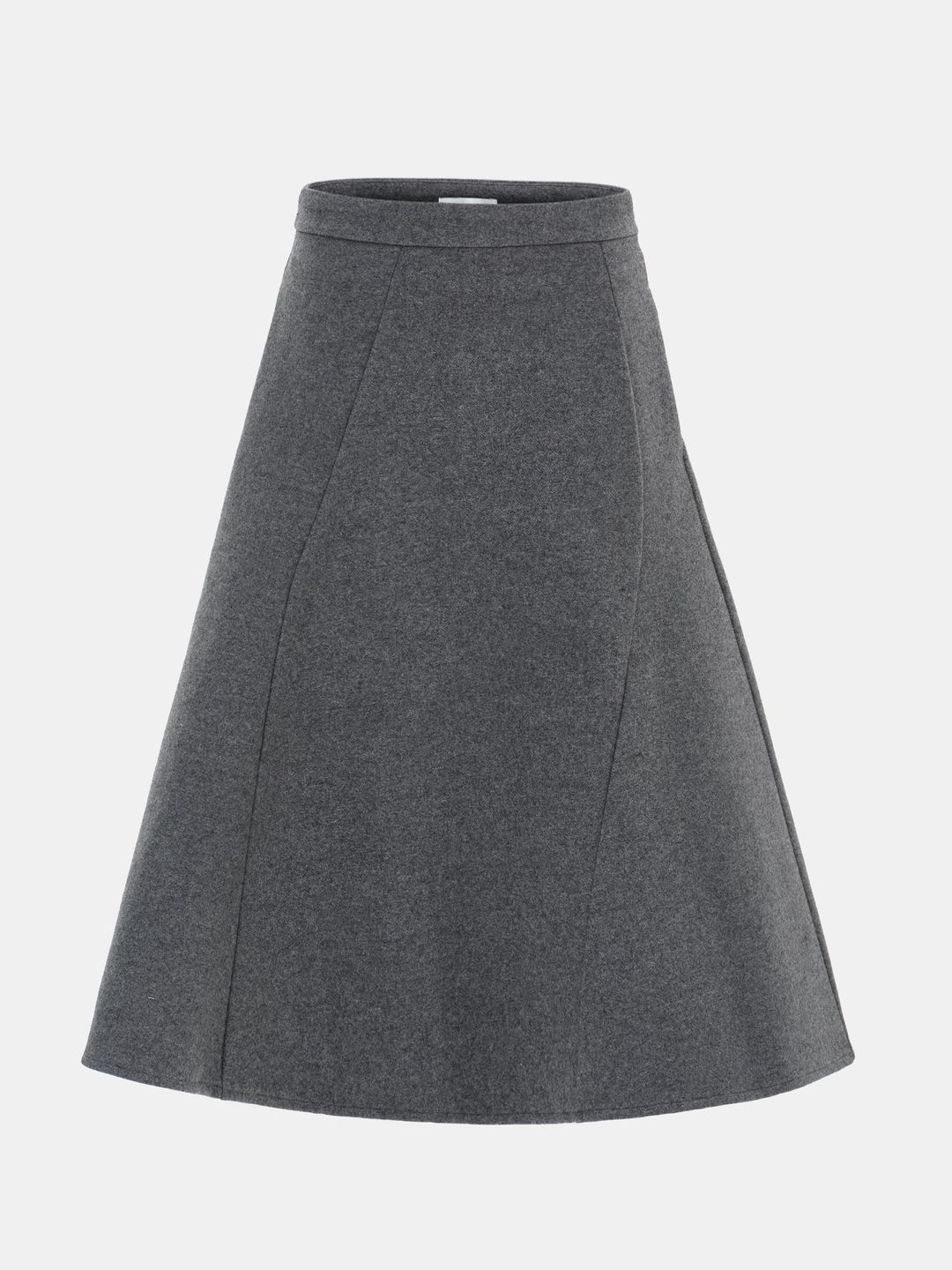 A-Line Felted Skirt, Anthracite Grey #5