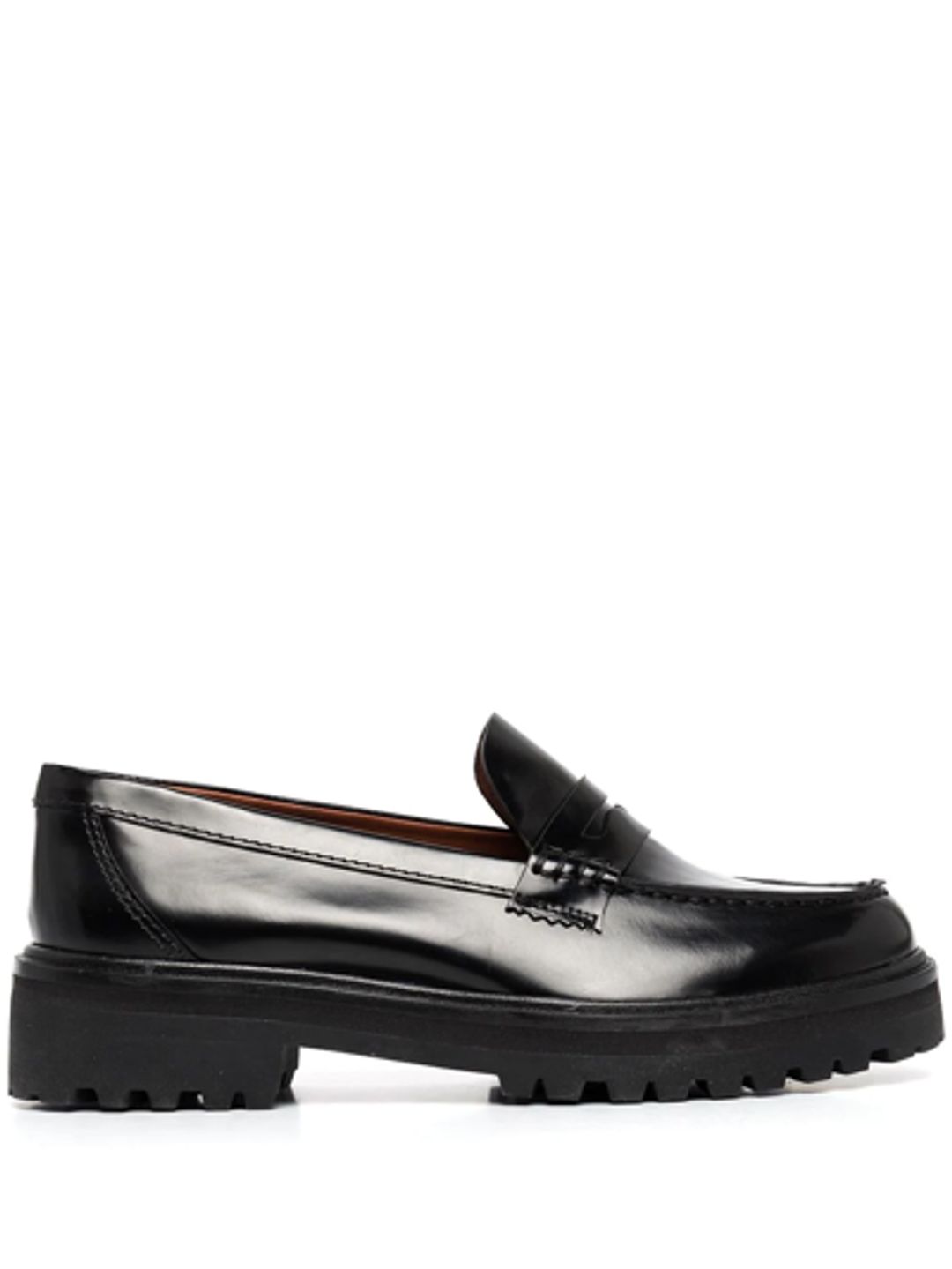 Agathea Chunky Loafers In Black #8