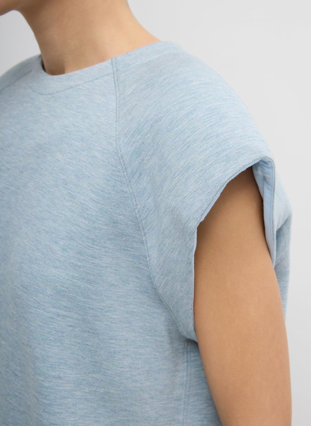 Bonded Viscose Sculpted Sleeveless Top #2