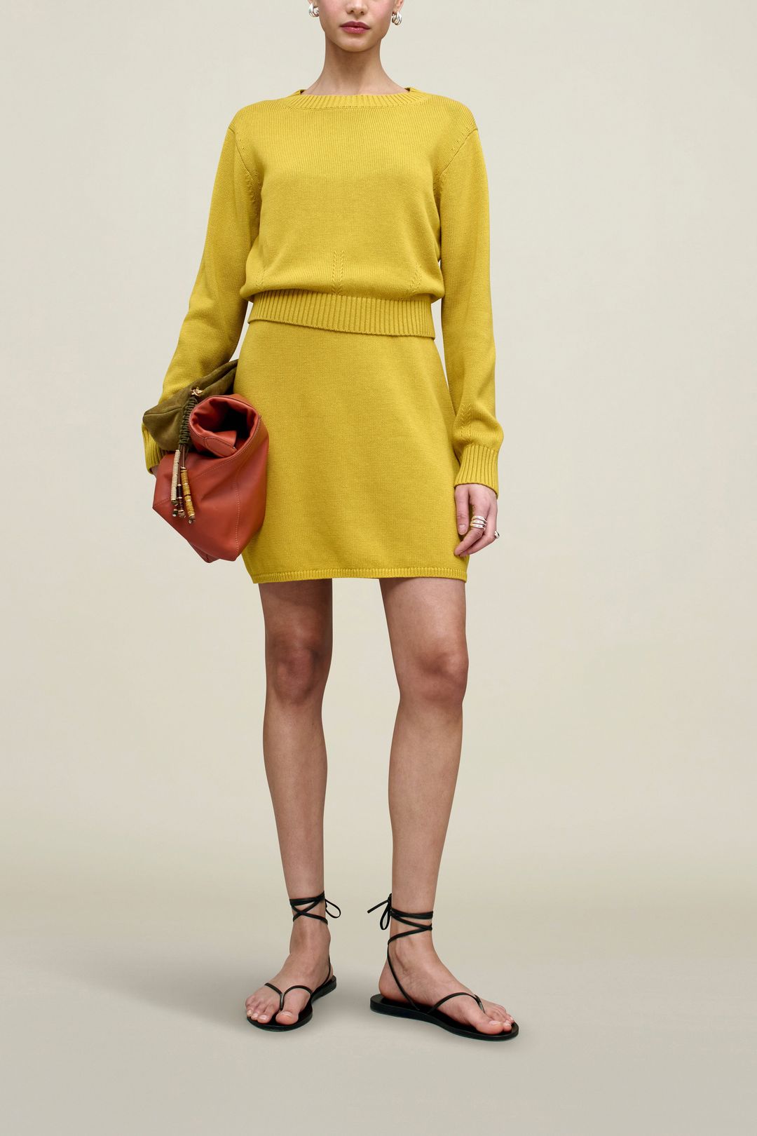 Fiona Dress in Cotton Wool #7
