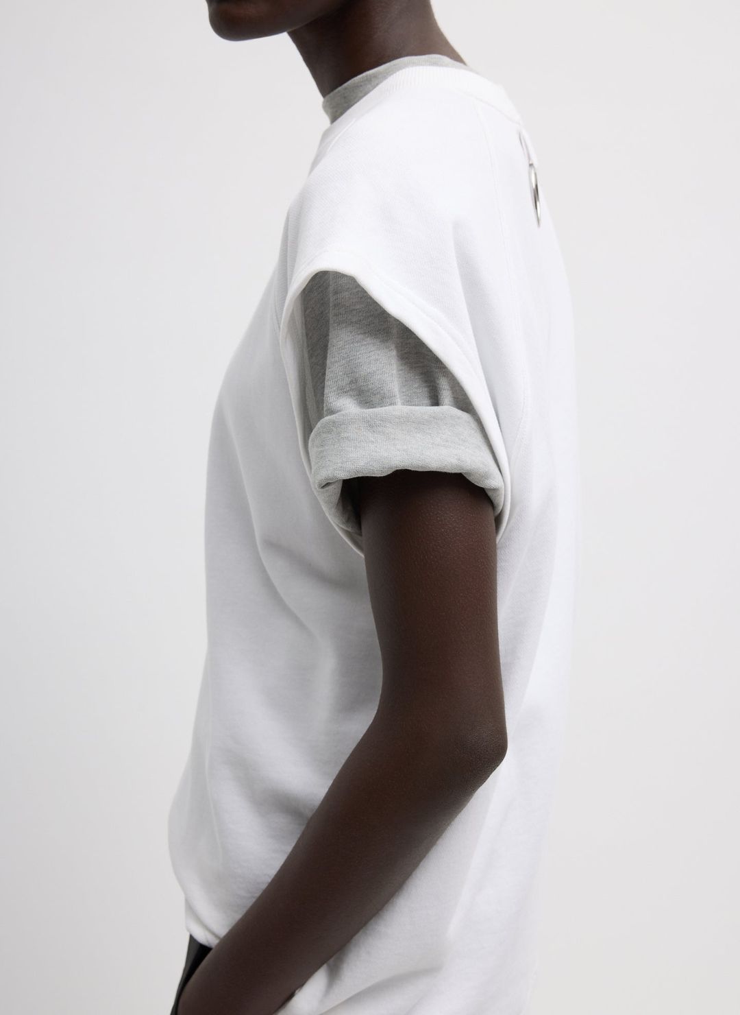 Light Weight Sweatshirting Sleeveless Easy Top #4