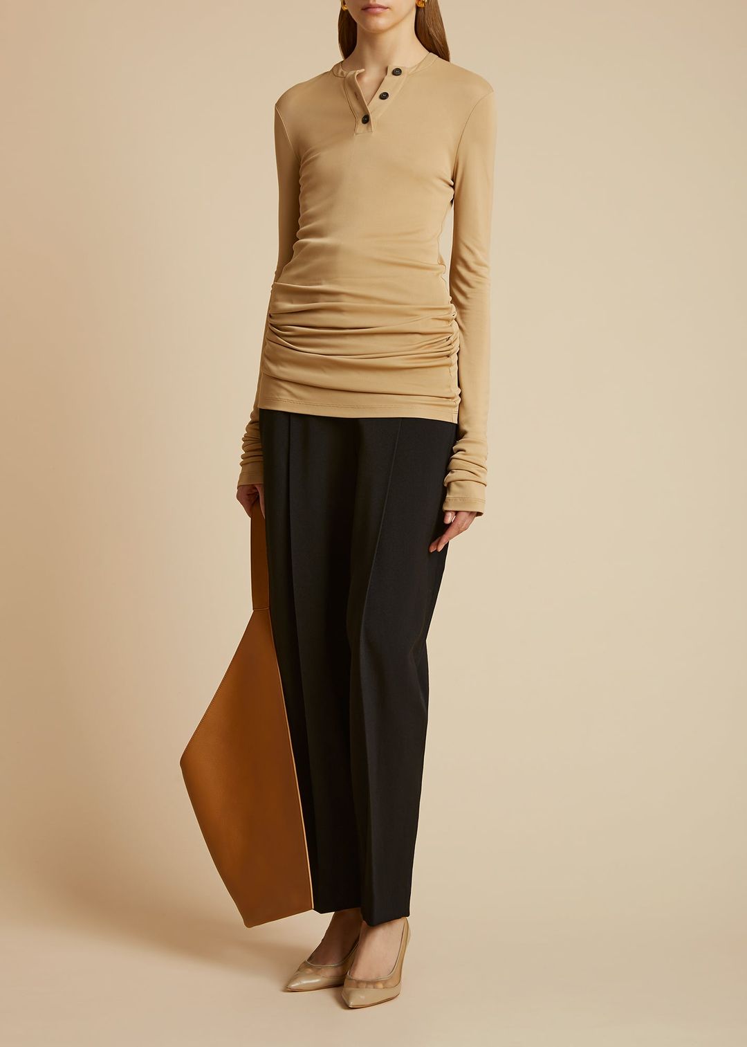 The Ashford Pant in Black Wool