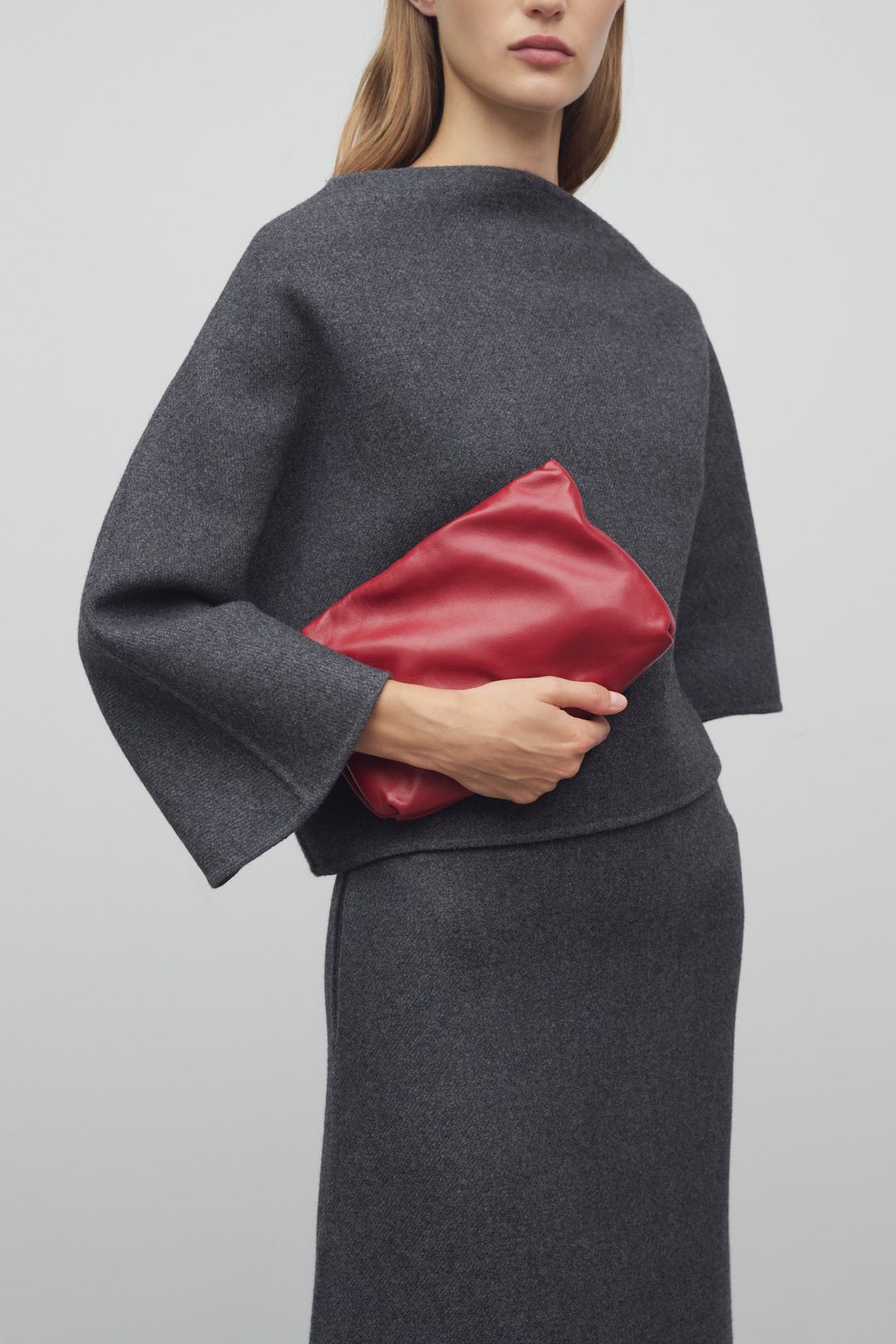 Bourse Clutch in Leather #5