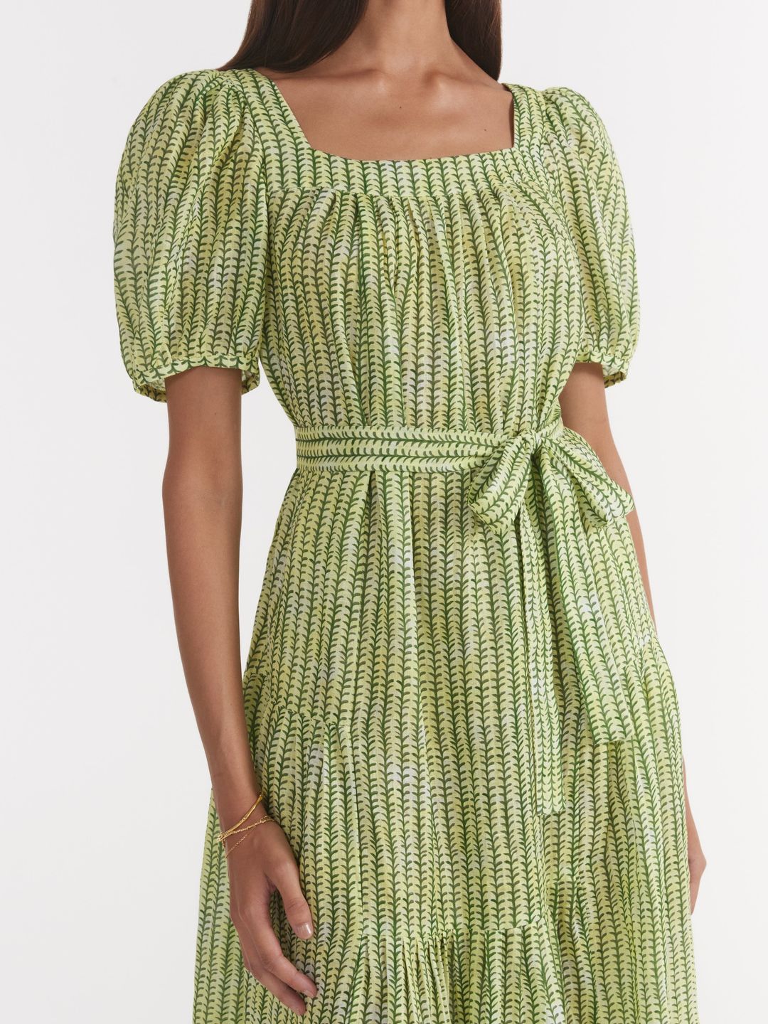 Yashi Dress in Stem Lemon #5
