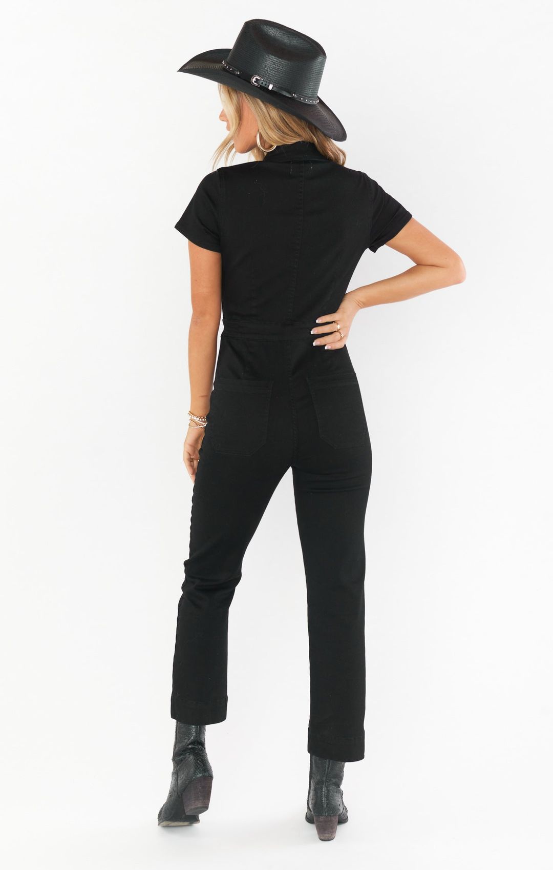 Emery Jumpsuit ~ Pitch Black #3