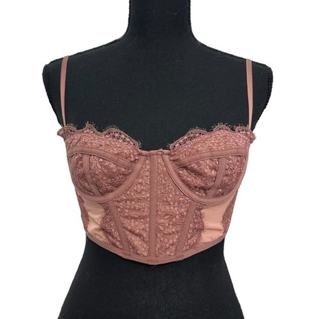 Urban Outfitters Pink Corset top #9