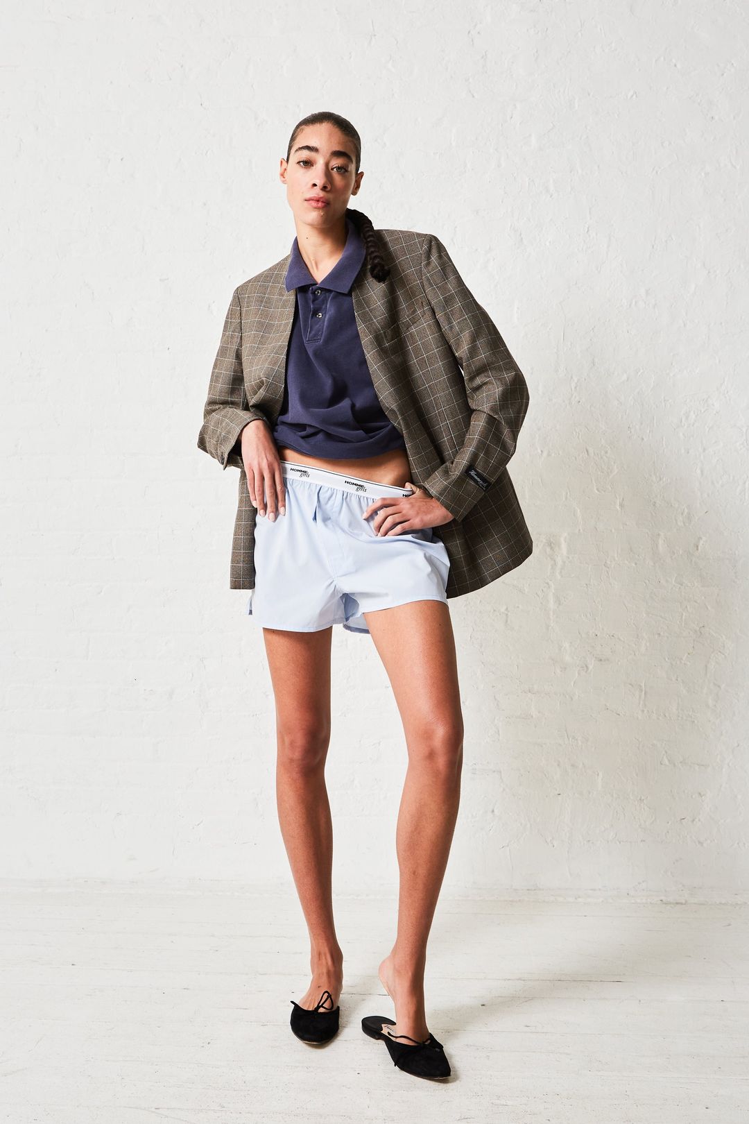 Collarless Blazer #8