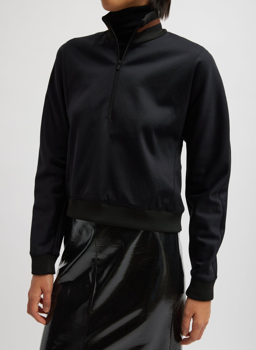 Active Knit Cropped Sweatshirt #5