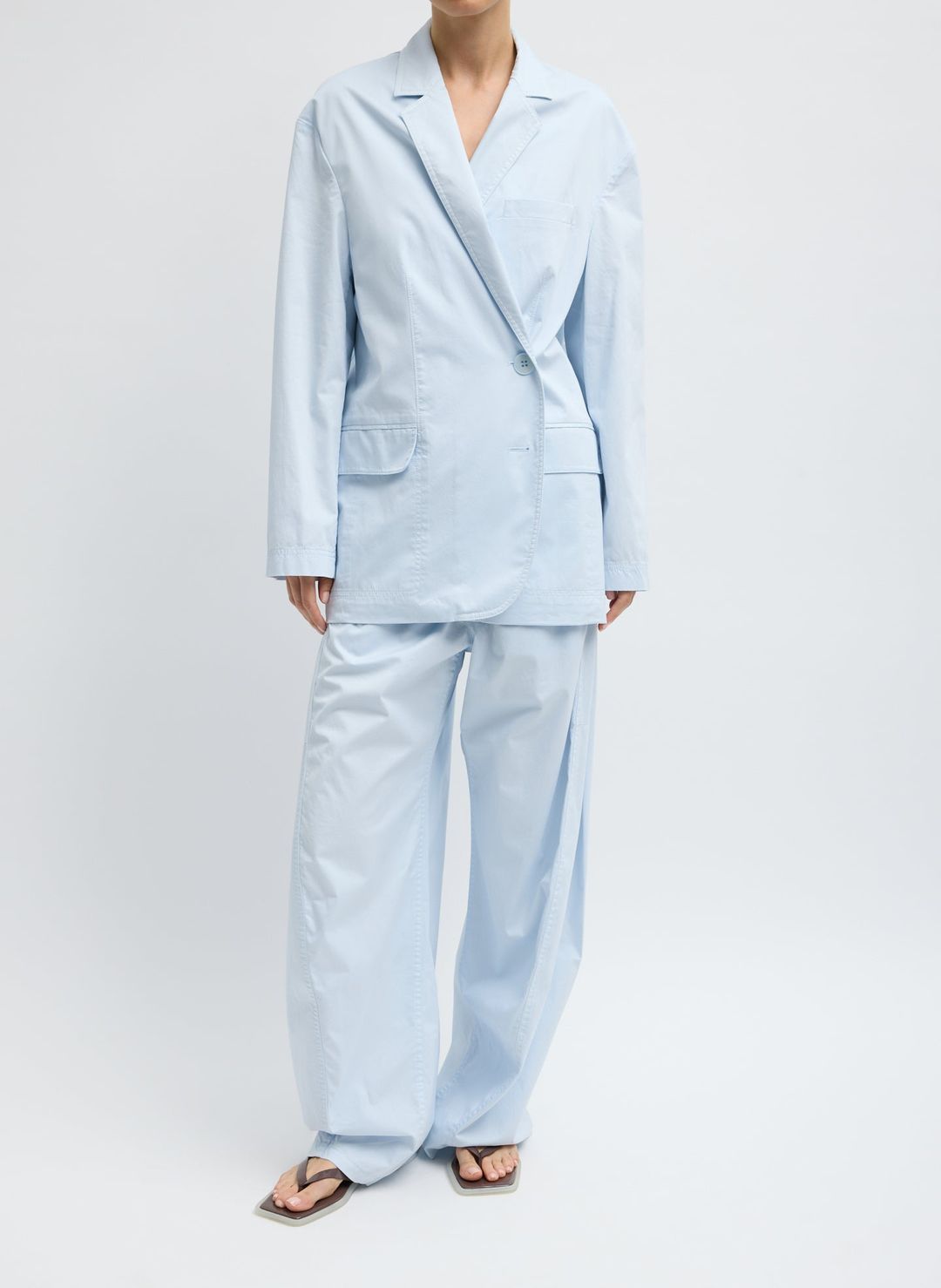 Garment Dyed Silky Cotton Liam Blazer #4