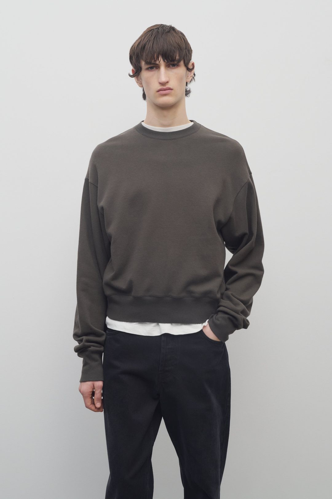 Saston Sweatshirt in Cotton and Cashmere #3