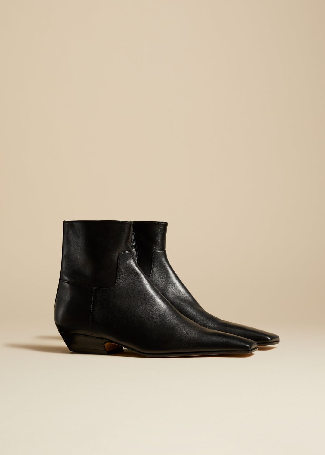 Marfa Ankle Boot in Black Leather #6