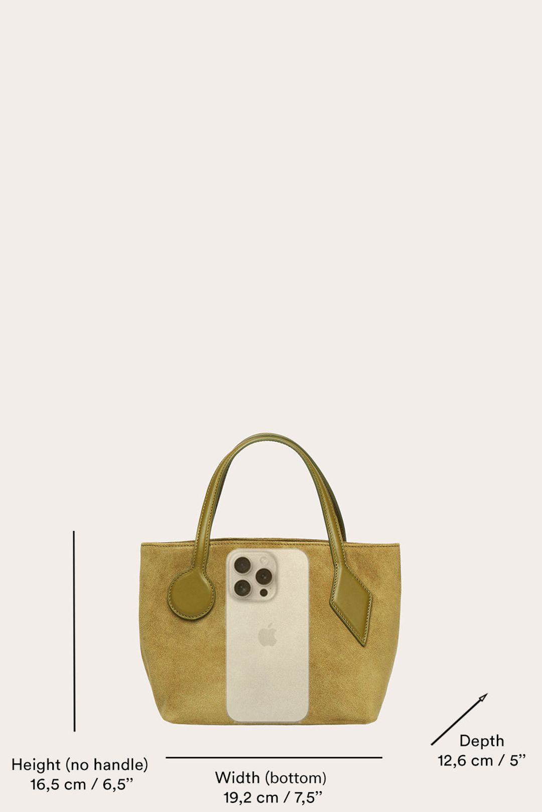 Sprout Tote Micro Herb Suede #4