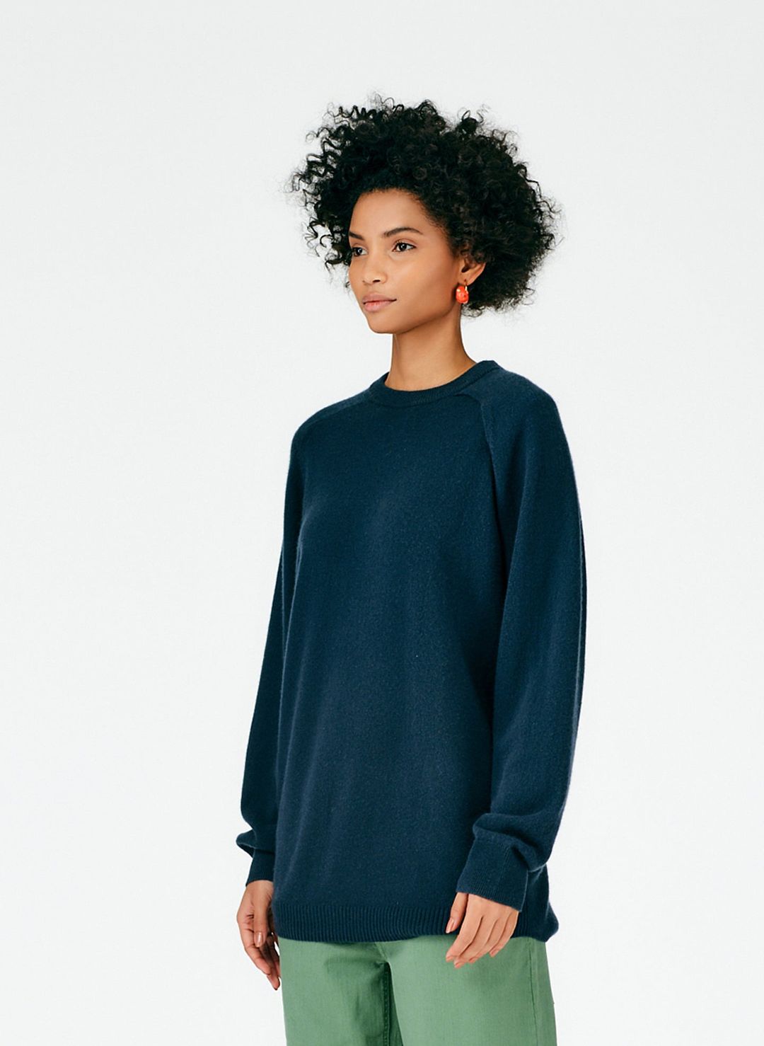 Feather Weight Cashmere Cutout Sleeve Pullover #13
