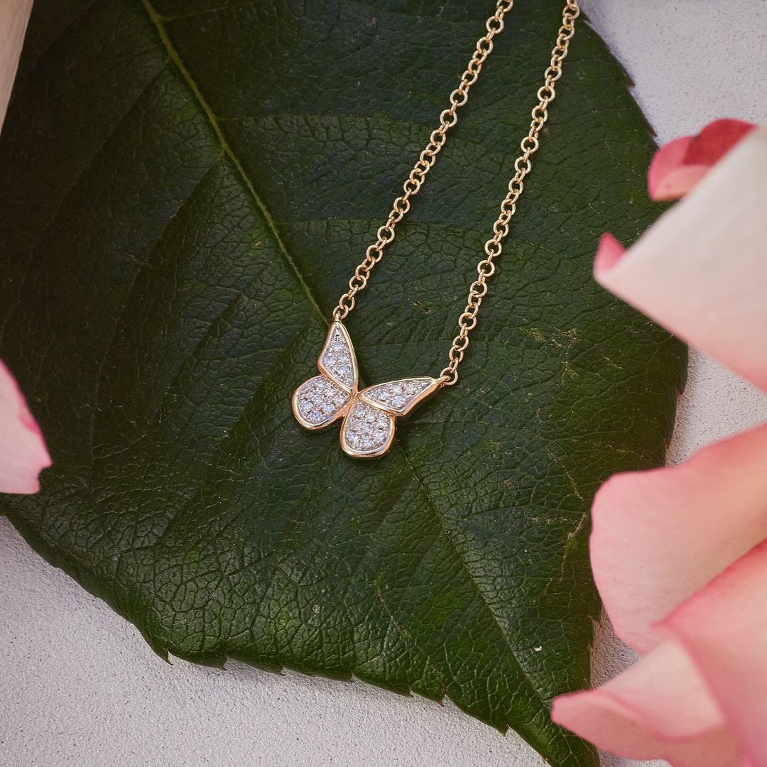 Diamond Flutter Necklace #6